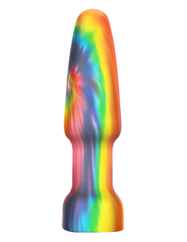B-VIBE PEACE AND LOVE TIE DYE RIMMING PLUG
