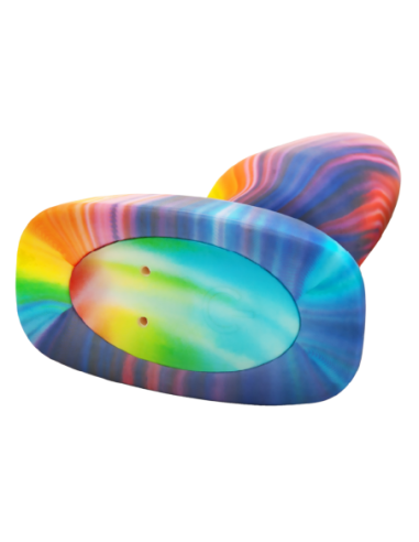 B-VIBE PEACE AND LOVE TIE DYE RIMMING PLUG
