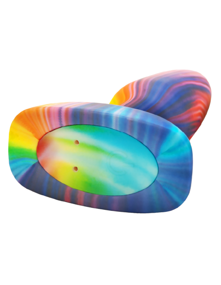 B-VIBE PEACE AND LOVE TIE DYE RIMMING PLUG