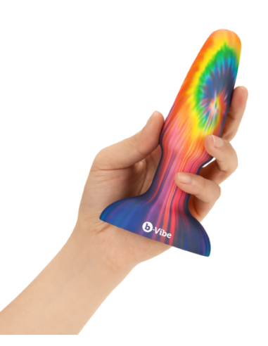 B-VIBE PEACE AND LOVE TIE DYE RIMMING PLUG