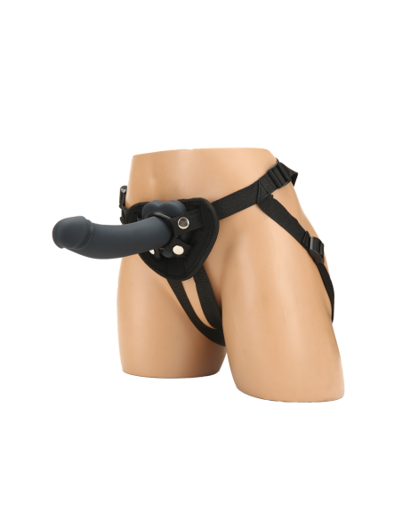 HEARTBREAKER 7INCH DILDO DE SILICONA BASE CORAZÓN NEGRO