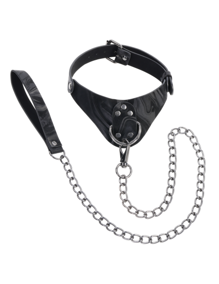 SPORTSHEETS VELVET NOIR COLLAR & LEASH