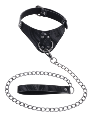 SPORTSHEETS VELVET NOIR COLLAR & LEASH