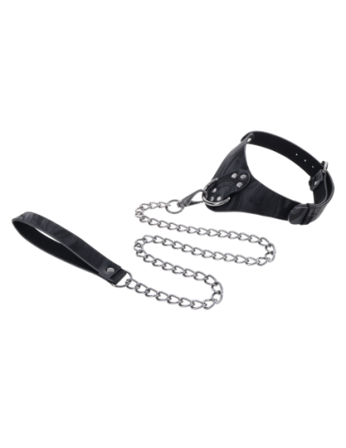 SPORTSHEETS VELVET NOIR COLLAR & LEASH