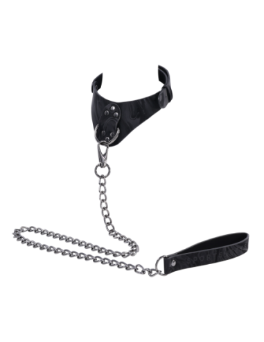 SPORTSHEETS VELVET NOIR COLLAR & LEASH