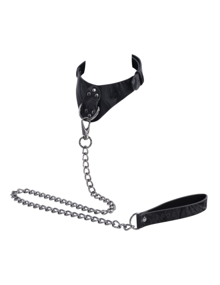 SPORTSHEETS VELVET NOIR COLLAR & LEASH