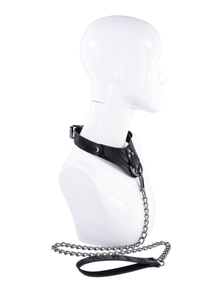 SPORTSHEETS VELVET NOIR COLLAR & LEASH