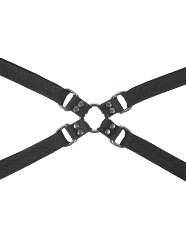 SPORTSHEETS VELVET NOIR ADJUSTABLE HOG TIE &...