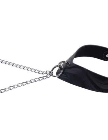 SPORTSHEETS VELVET NOIR COLLAR & REMOVABLE CLAMPS