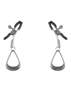 SPORTSHEETS VELVET NOIR TUGGABLE NIPPLE CLAMPS