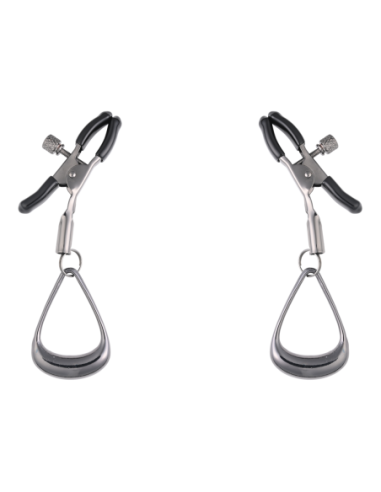 SPORTSHEETS VELVET NOIR TUGGABLE NIPPLE CLAMPS