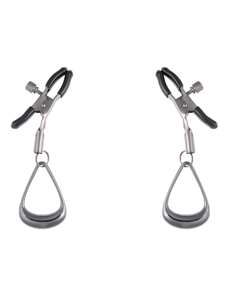 SPORTSHEETS VELVET NOIR TUGGABLE NIPPLE CLAMPS