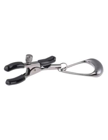 SPORTSHEETS VELVET NOIR TUGGABLE NIPPLE CLAMPS