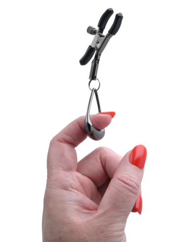 SPORTSHEETS VELVET NOIR TUGGABLE NIPPLE CLAMPS