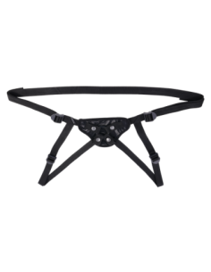 SPORTSHEETS ARNÉSDE TERCIOPELO NEGRO