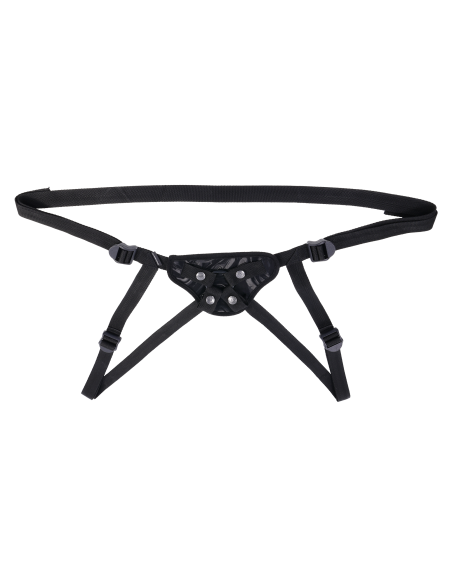 SPORTSHEETS VELVET NOIR STRAP ON