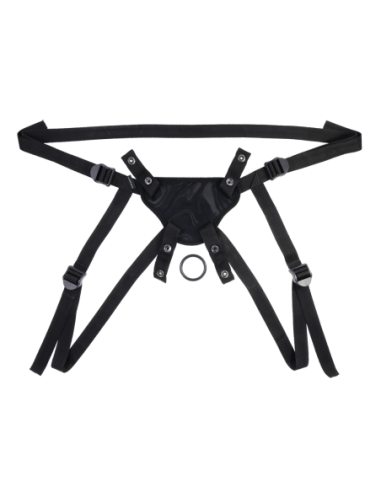 SPORTSHEETS ARNÉSDE TERCIOPELO NEGRO