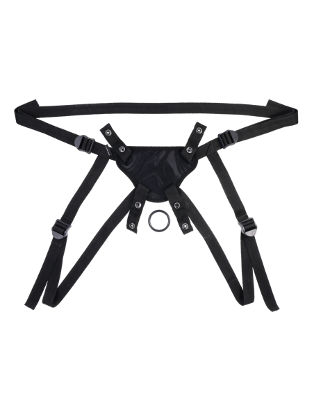 SPORTSHEETS ARNÉSDE TERCIOPELO NEGRO