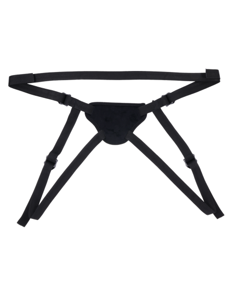 SPORTSHEETS ARNÉSDE TERCIOPELO NEGRO