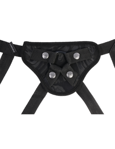 SPORTSHEETS ARNÉSDE TERCIOPELO NEGRO