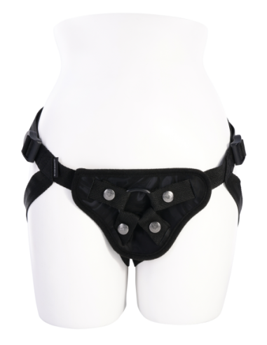SPORTSHEETS VELVET NOIR STRAP ON