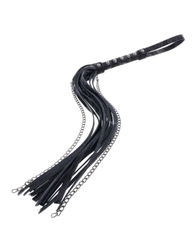 SPORTSHEETS VELVET NOIR CHAIN FLOGGER