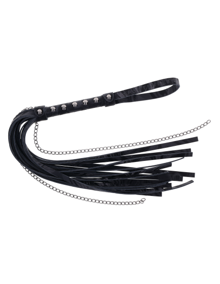SPORTSHEETS VELVET NOIR CHAIN FLOGGER
