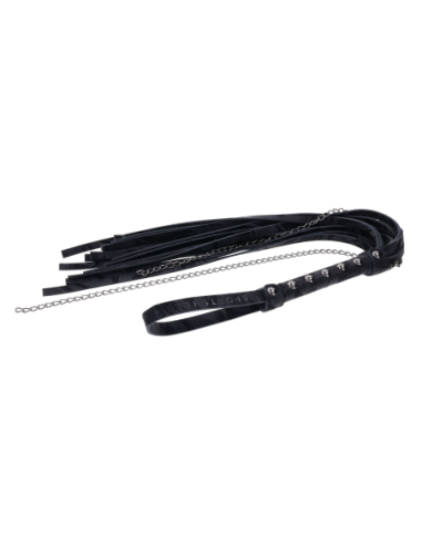 SPORTSHEETS VELVET NOIR CHAIN FLOGGER
