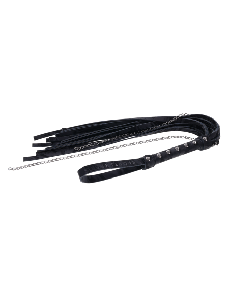 SPORTSHEETS VELVET NOIR CHAIN FLOGGER