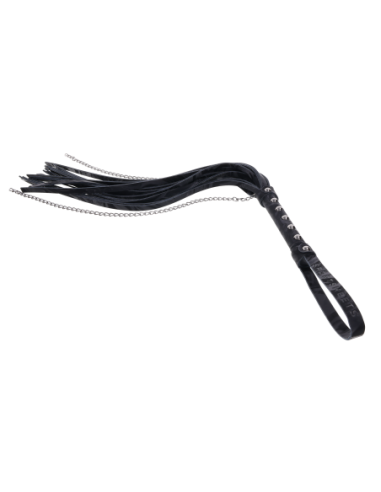 SPORTSHEETS VELVET NOIR CHAIN FLOGGER