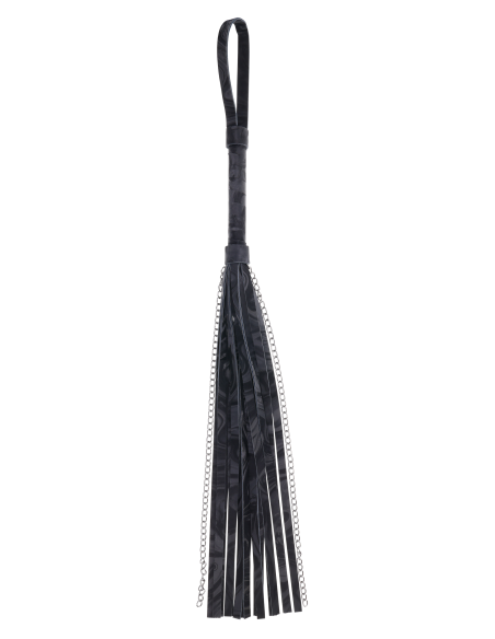 SPORTSHEETS VELVET NOIR CHAIN FLOGGER