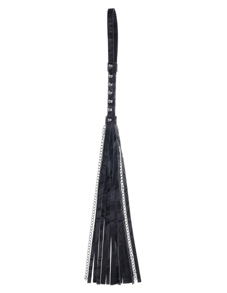 SPORTSHEETS VELVET NOIR CHAIN FLOGGER