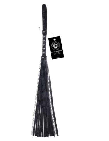 SPORTSHEETS VELVET NOIR CHAIN FLOGGER