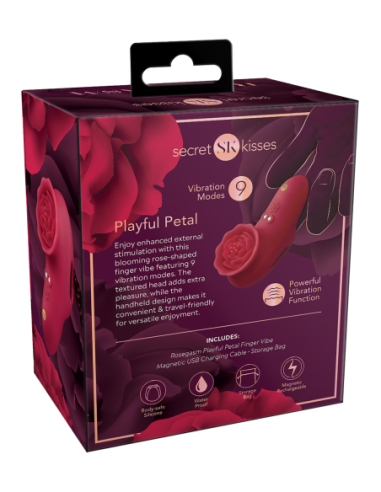 SECRET KISSES VIBRA JUGUETONA DE LOS DEDOS DE...