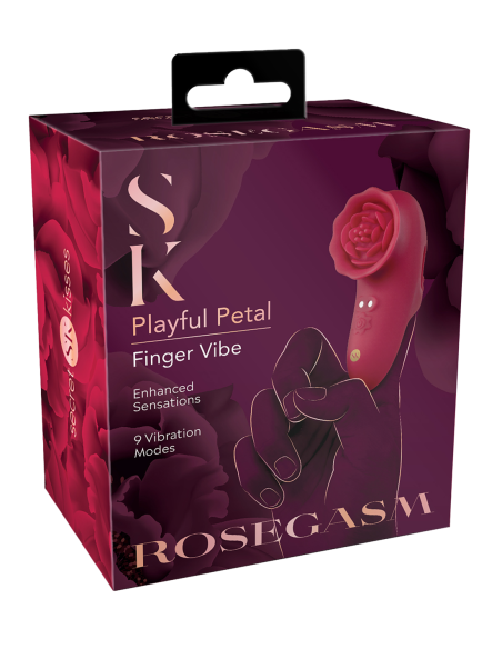 SECRET KISSES ROSEGASM PLAYFUL FINGER VIBE