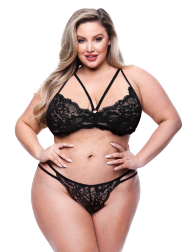 BACI 2 PCS. ECO STRAPPY BRA AND PANTY SET...