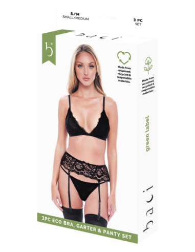 BACI 3 UDS. CONJUNTO DE LIGA Y BRAGAS ECO BRA...