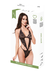 BACI ECO STRAPPY TEDDY NEGRO 2