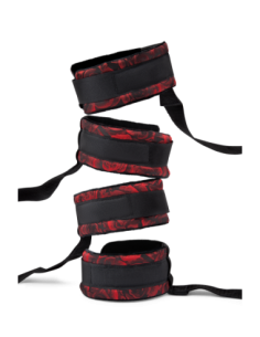 KIT DE SUJECIÓN DE CAMA DE BESOS SECRETOS ROSEGASM 2