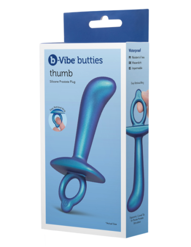 B-VIBE THUMB SILICONE PROSTATE PLUG