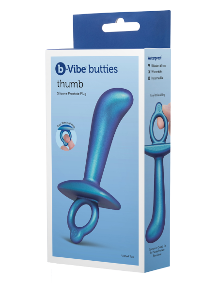 B-VIBE TAPÓN PROSTÁTICO DE SILICONA PARA EL PULGAR