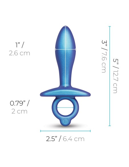 B-VIBE SLIDE SILICONE BUTT PLUG