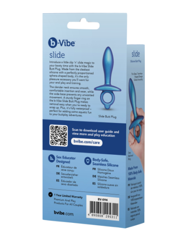 TAPÓN ANAL DE SILICONA DESLIZANTE B-VIBE