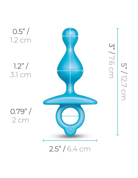 B-VIBE POP DE BOLAS ANALES DE SILICONA