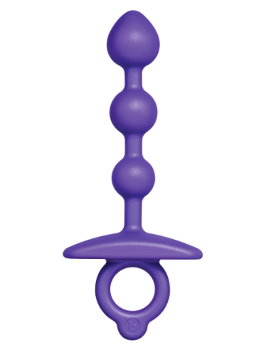 B-VIBE CREMALLERA DE SILICONA BOLAS ANALES