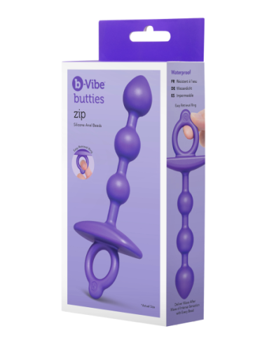 B-VIBE CREMALLERA DE SILICONA BOLAS ANALES