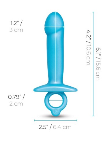 B-VIBE LIL DIL CONSOLADOR ANAL DE SILICONA