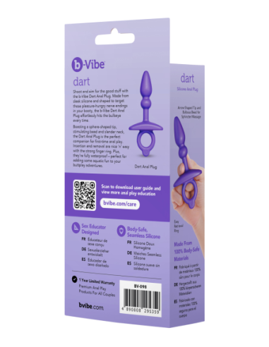 B-VIBE TAPÓN ANAL DE SILICONA DART