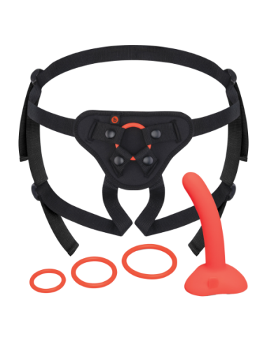 B-VIBE BEGINNERS STRAP-ON HARNESS SET WITH 5...