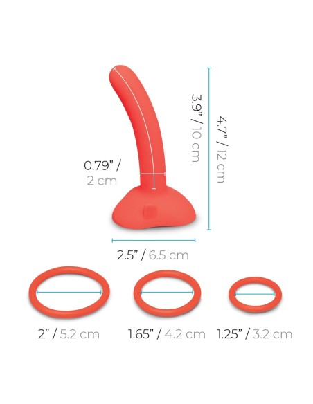 B-VIBE JUEGO DE ARNÉS CON CORREA PARA PRINCIPIANTES CON CLAVIJA DE CONSOLADOR DE SILICONA DE 5 PULGADAS